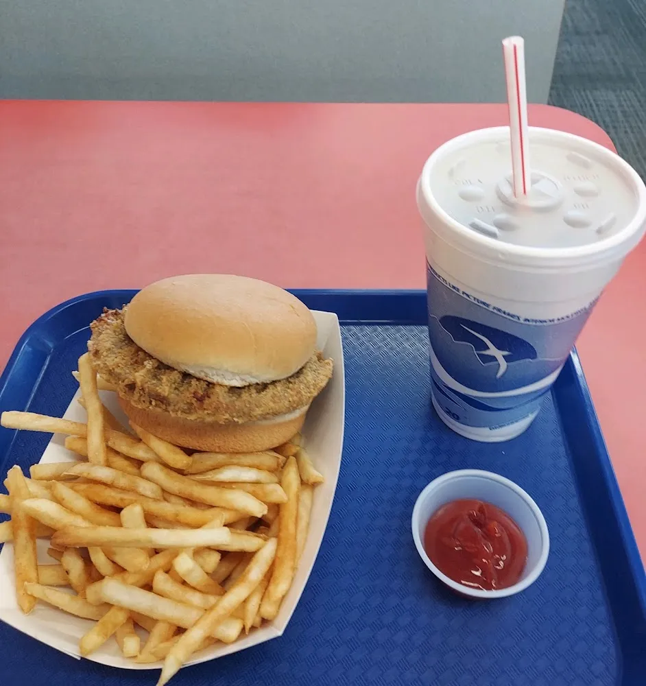 Pizza Burger and Fries